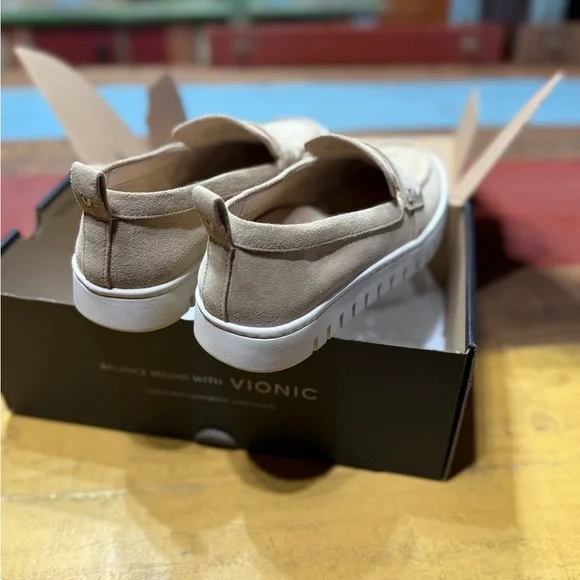 Vionic Sand Suede Uptown Loafers - Picture 3 of 5
